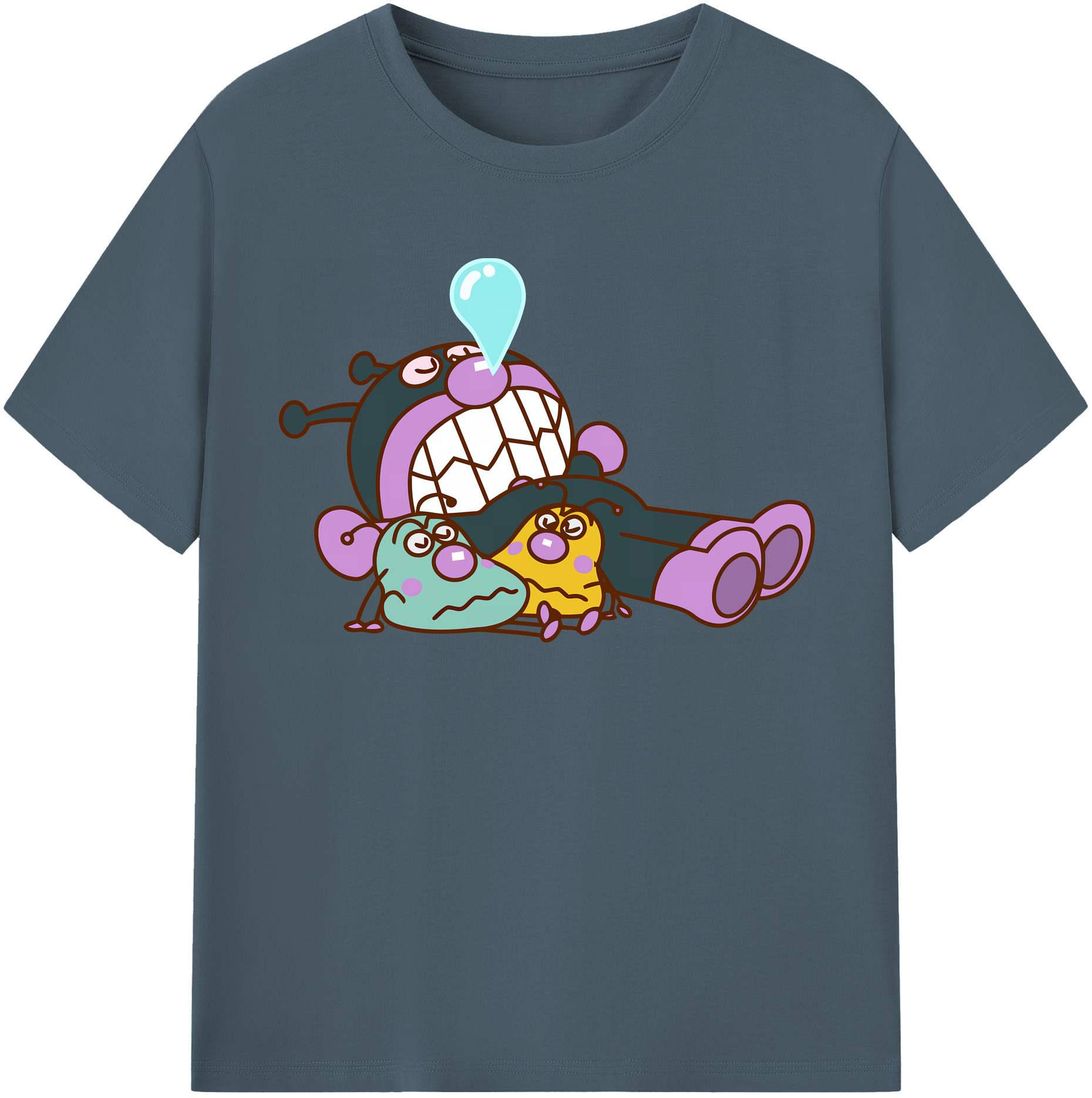 （画像用） アンパンマン Anpanman 綿100％半袖Tシャツ（フロントプリント）